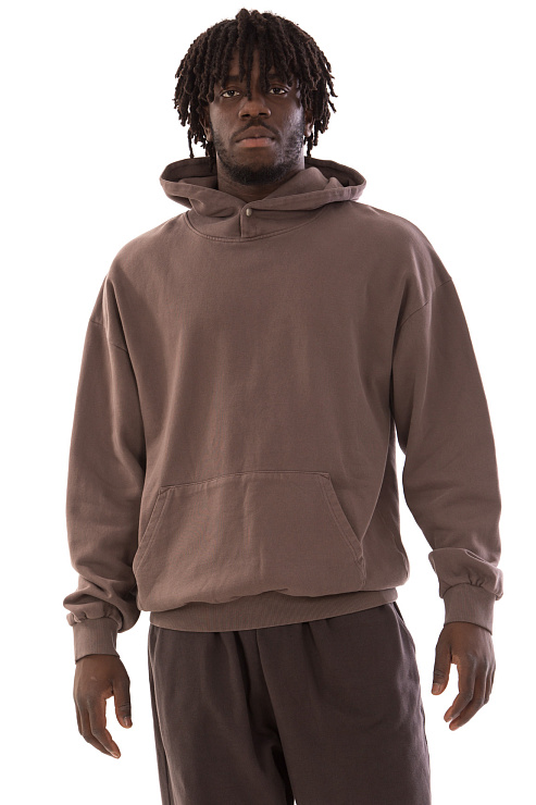 CHEERDUCK/4070 WY555B КОРИЧНЕВЫЙ Худи мужское CHEERDUCK цвет Серый