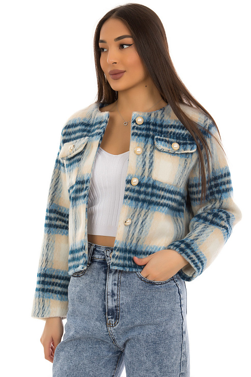 CHEERDUCK/GJ187 8588 СИНИЙ Жакет женский CHEERDUCK цвет Синий