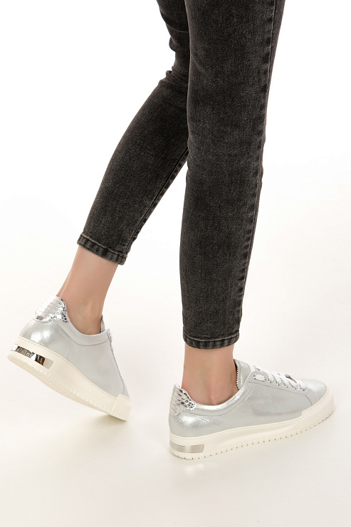 Кеды BALDININI цвет Серебристый