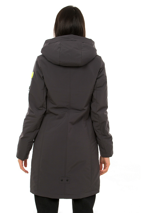 GRACE 5122 СЕР. Плащ женский GRACE цвет Серый