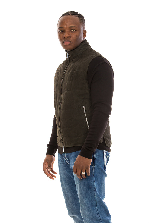 BALDININI E3E012XXCAMO5535 Жилет мужской BALDININI цвет Зеленый