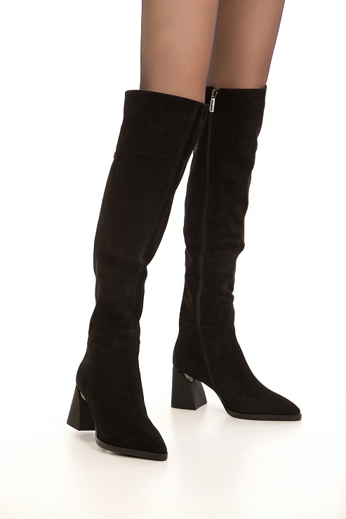 Ботфорты на каблуке SERGIO MANCHOT цвет Черный