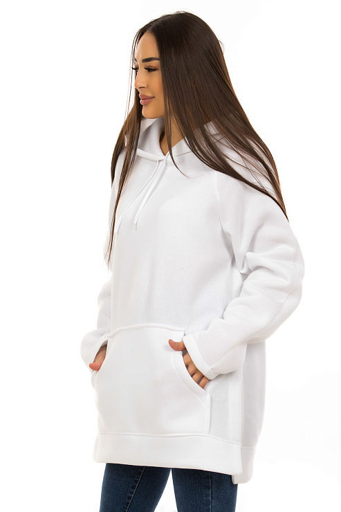 CHEERDUCK/NUR 424 БЕЛЫЙ Худи женские CHEERDUCK цвет Белый