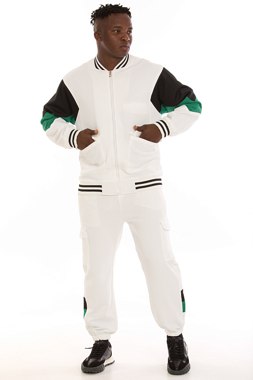 CHEERDUCK/GuaZ D85 БЕЛЫЙ Костюм мужской спортивный CHEERDUCK цвет Белый