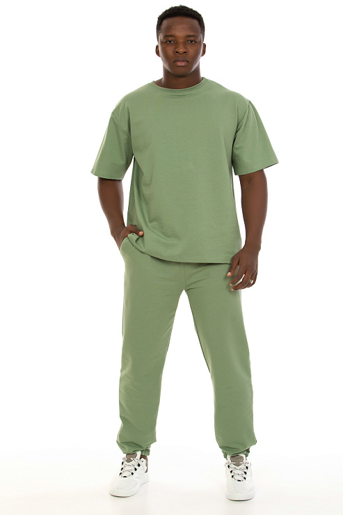 SAM SAM B166 ЗЕЛЕНЫЙ Костюм летний CHEERDUCK цвет Зеленый