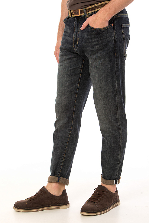 CHEERDUCK/4070 10990 СИНИЙ Джинсы мужские CHEERDUCK цвет Синий