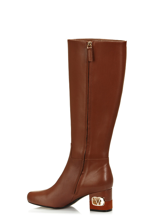 Сапоги на каблуке BELLABOA цвет Коричневый