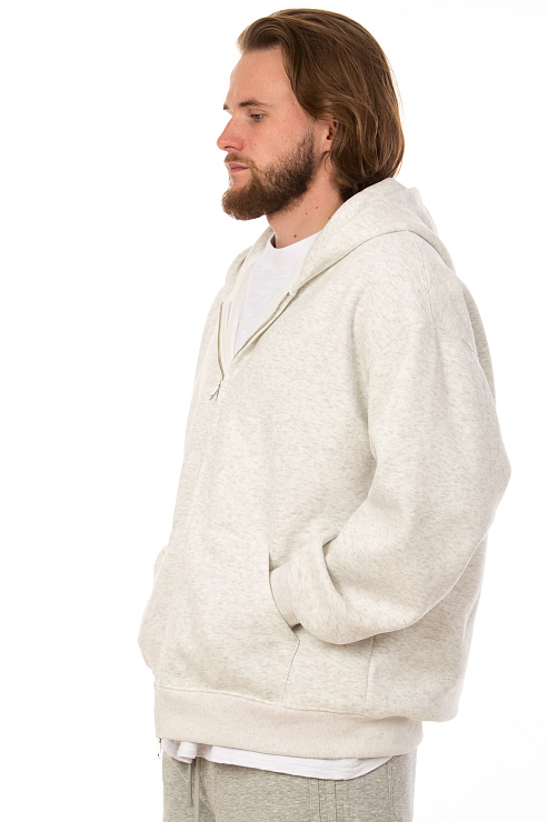 CHEERDUCK/4070 KS001 СВ. СЕРЫЙ Кофта мужская CHEERDUCK цвет Серый