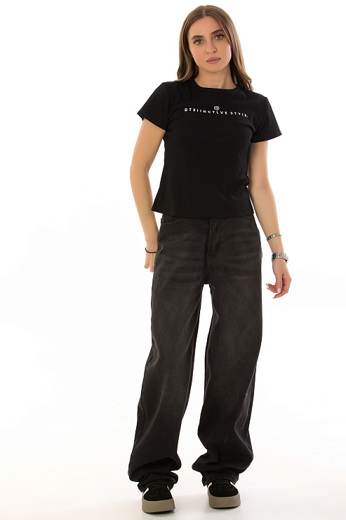 Fashion 7120 ЧЕРНЫЙ Джинсы женские FASHION цвет Черный