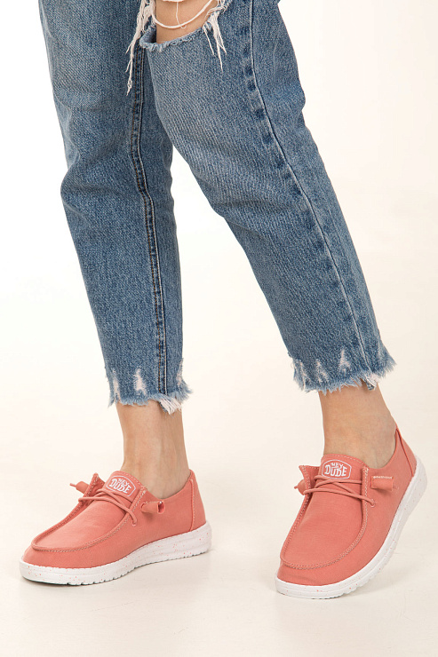 Мокасины HEYDUDE цвет Розовый