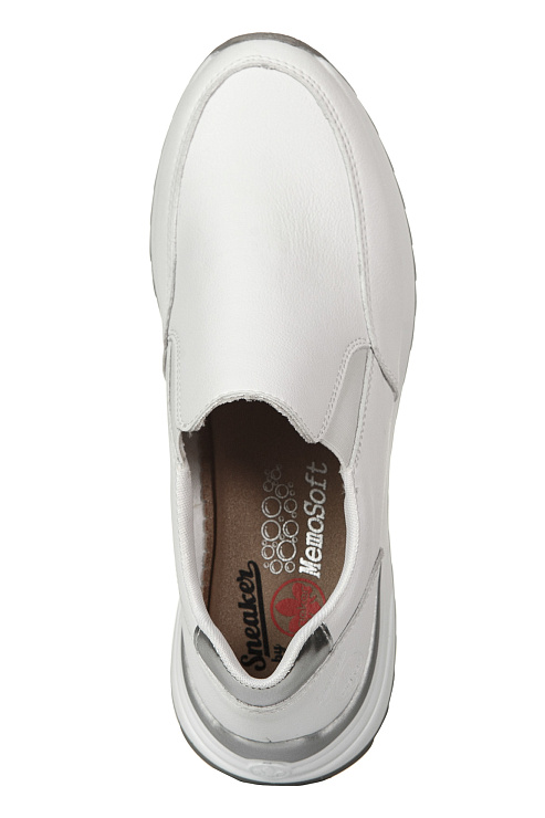 Слипоны RIEKER  цвет Белый