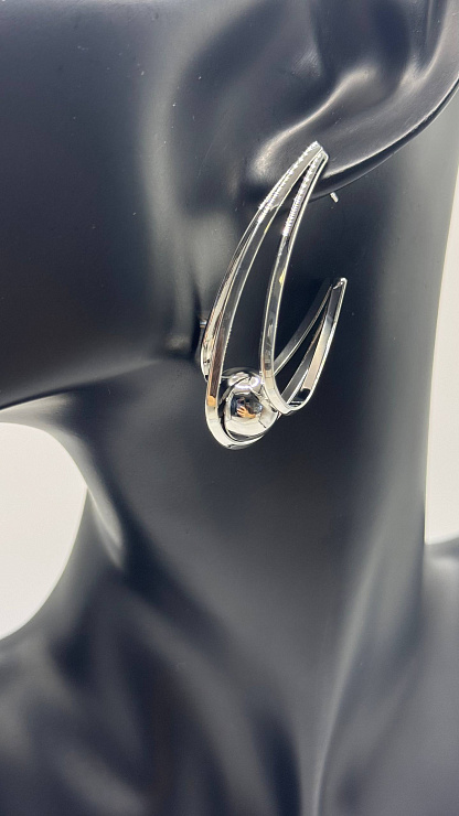 Серьги BELLABOA цвет Серебристый