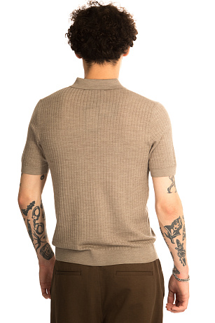 CHEERDUCK/4070 jFW 13 КОРИЧНЕВЫЙ Поло мужское CHEERDUCK цвет Коричневый