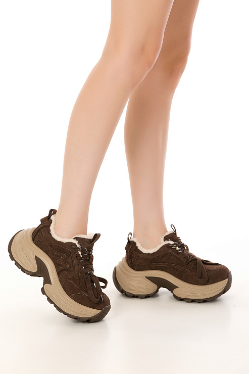 Кроссовки SERGIO MANCHOT цвет Коричневый