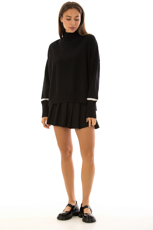 CHEERDUCK/11011 55011 ЧЕРНЫЙ Свитер женский CHEERDUCK цвет Черный