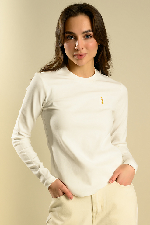 BELLABOA 111-119 БЕЛЫЙ Лонгслив женская BELLABOA цвет Белый