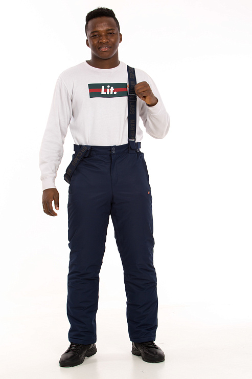 CHEER&DUCK/3055 62173 ТЕМН. СИН. Брюки горнолыжные мужские CHEERDUCK цвет Синий