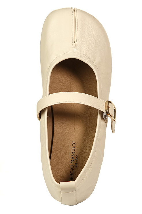 Балетки SERGIO MANCHOT цвет Бежевый