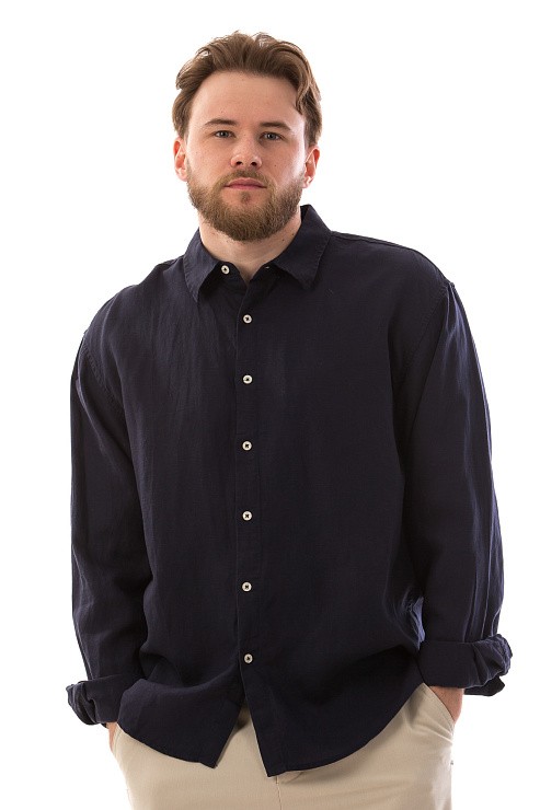 CHEERDUCK/4070 8127 СИНИЙ Рубашка мужская CHEERDUCK цвет Синий