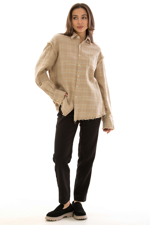 BELLABOA 200-81 БЕЖЕВЫЙ Рубашка женская BELLABOA цвет Бежевый