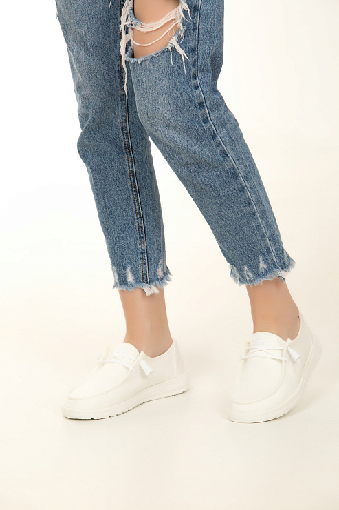 Мокасины HEYDUDE цвет Белый