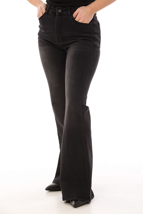 CHEERDUCK L-5893 ЧЕРНЫЙ Джинсы женские CHEERDUCK цвет Черный