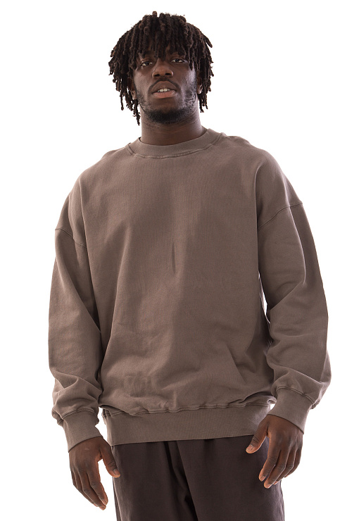 CHEERDUCK/4070 WY112A КОРИЧНЕВЫЙ Свитшот мужской CHEERDUCK цвет Коричневый