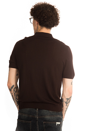 CHEERDUCK/4070 jFW 12 КОРИЧНЕВЫЙ Поло мужское CHEERDUCK цвет Коричневый