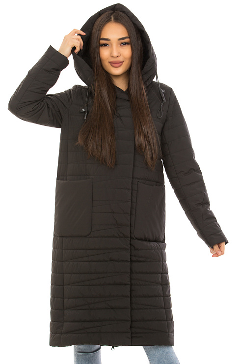 TOWMY 6733 ЧЕРН. Плащ женский TOWMY цвет Черный