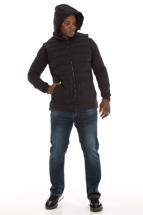 CHEERDUCK/GuaZ 8003 ЧЕРНЫЙ Жилет мужской CHEERDUCK цвет Черный