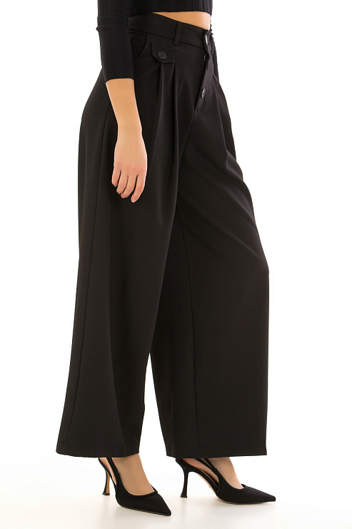 CHEERDUCK/NEW 0227 ЧЕРНЫЙ Брюки женские классические CHEERDUCK цвет Черный