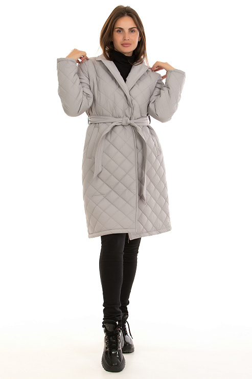 CHEERDUCK/2025 622 СЕРЫЙ Плащ женский CHEERDUCK цвет Серый