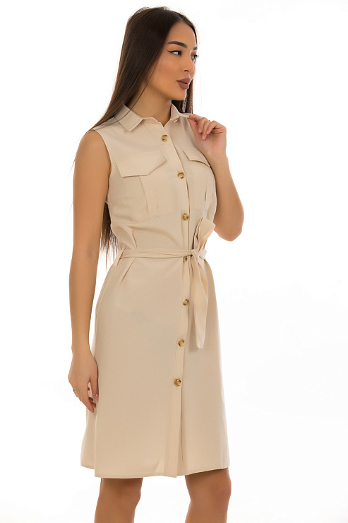 CHEERDUCK/MUHR 7339 БЕЖЕВЫЙ Платье CHEERDUCK цвет Бежевый