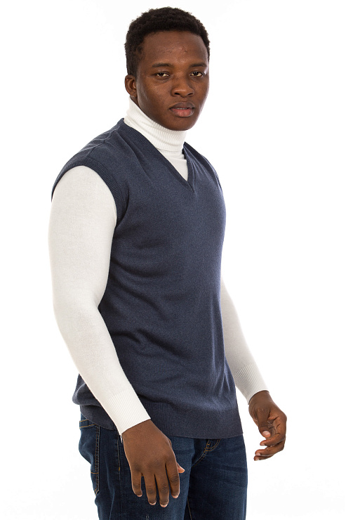 CHEERDUCK/BA 3761 СИНИЙ Жилет мужской CHEERDUCK цвет Синий