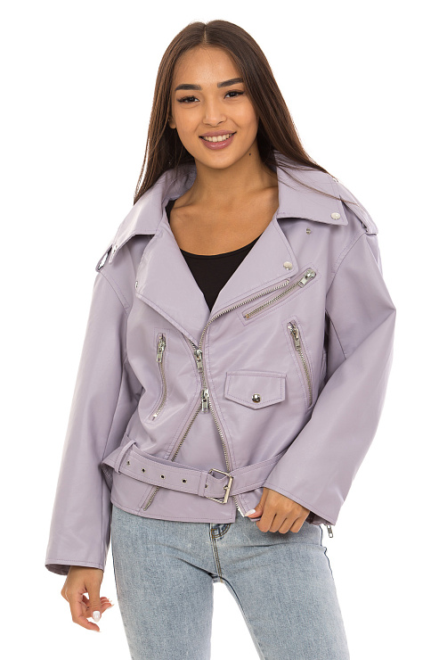 CHEERDUCK/2025 2169 СИРЕН. Куртка женская CHEERDUCK цвет Сиреневый