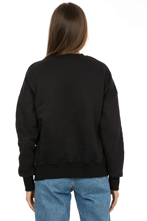 SHI FA MAN 5001 ЧЕРН. Свитшот женский SHI FA MAN цвет Черный