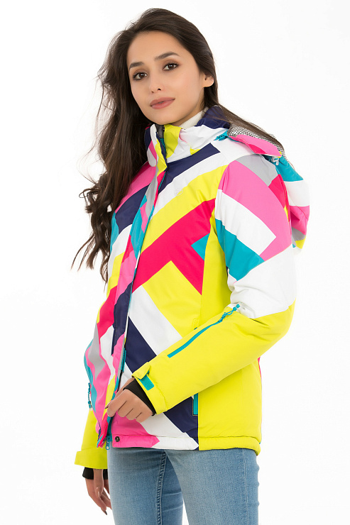 CHEER&DUCK/3055 62010 ЖЕЛТ. Куртка горнолыжная женская CHEERDUCK цвет Желтый