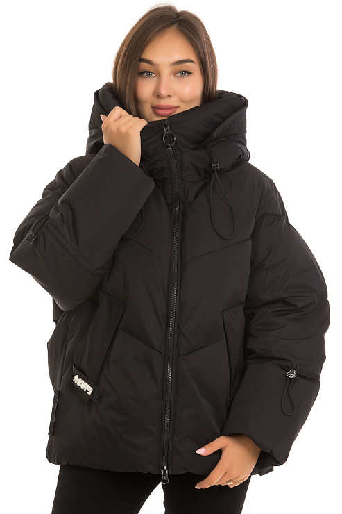 TOWMY 0089 ЧЕРНЫЙ Пуховик женский TOWMY цвет Черный