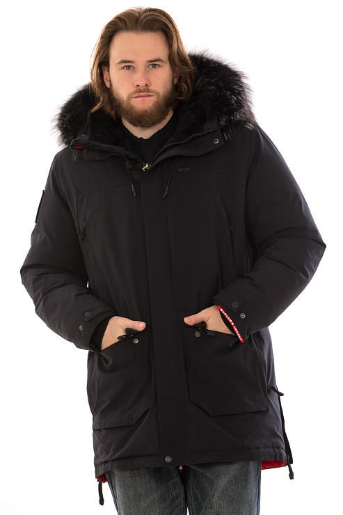 SHarK Force 725929 ЧЕРНЫЙ Пуховик мужской SHARK FORCE цвет Черный