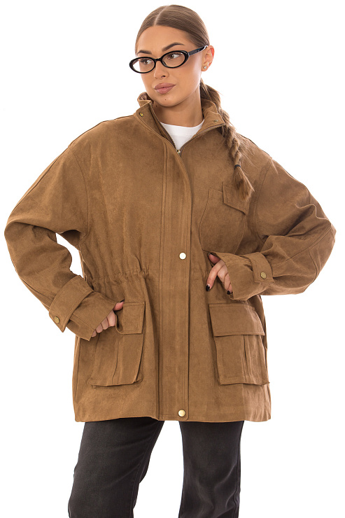 CHEERDUCK/2C22 25041 СВЕТЛО-КОРИЧНЕВЫЙ Куртка д/с CHEERDUCK цвет Коричневый