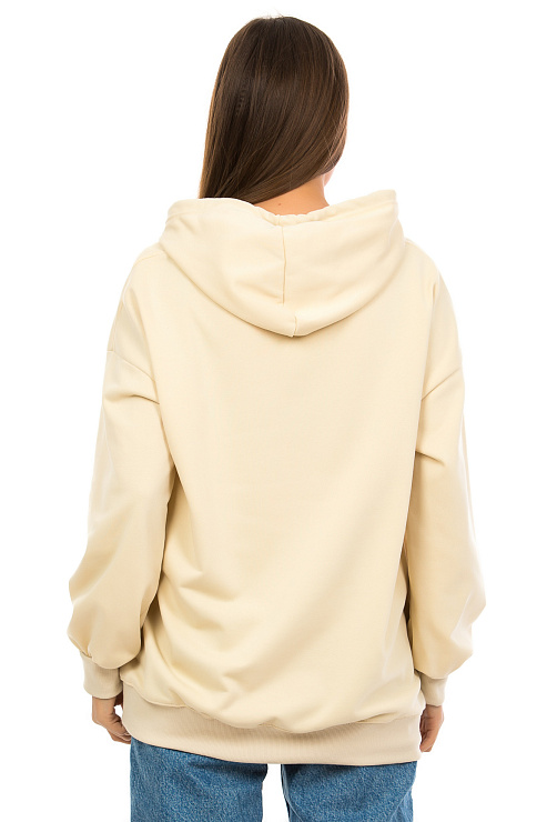 SHI FA MAN 8848 БЕЖ. Худи женское SHI FA MAN цвет Бежевый