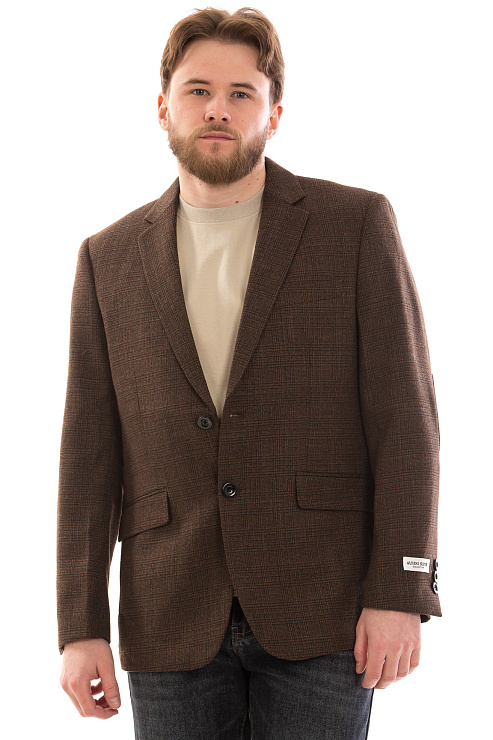 CHEERDUCK/2C87 9138-4 КОРИЧНЕВЫЙ Пиджак мужской CHEERDUCK цвет Коричневый