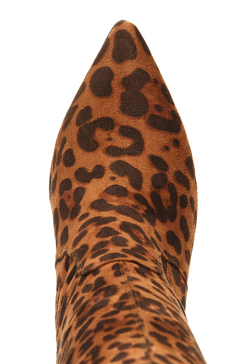 Ботфорты на каблуке SERGIO MANCHOT цвет Леопардовый