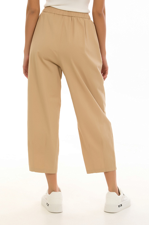CHEERDUCK/2025 Б2821 БЕЖЕВЫЙ Брюки женские CHEERDUCK цвет Бежевый