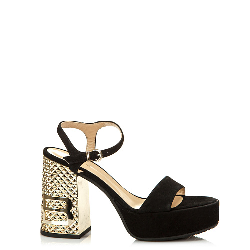 Босоножки на каблуке BALDININI цвет Черный