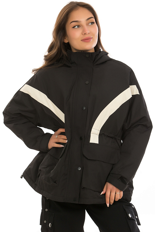 CHEERDUCK/5G143 6236 ЧЕРНЫЙ Ветровка женская CHEERDUCK цвет Черный