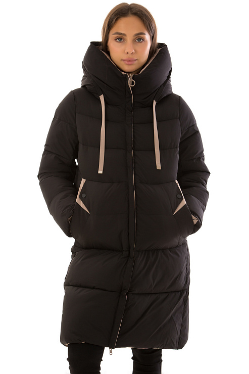 TOWMY 3280 ЧЕРНЫЙ Пуховик женский TOWMY цвет Черный