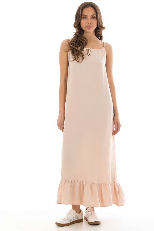 CHEERDUCK/VS 3197 БЕЖЕВЫЙ Платье  CHEERDUCK цвет Бежевый