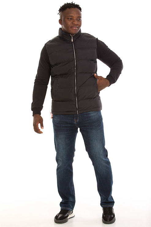 CHEERDUCK/GuaZ F-5356 ЧЕРНЫЙ Жилет мужской CHEERDUCK цвет Черный