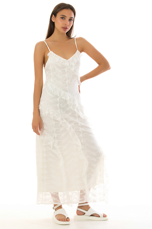 CHEERDUCK/C251 417 БЕЛЫЙ Сарафан  CHEERDUCK цвет Белый